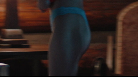 Yellowstone's Sexiest Scenes with Kelsey Asbille. Underwear, SFW, blue panties. 878340