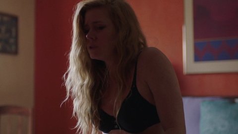 Sexiest Scenes of Camille Preaker from Sharp Objects. Underwear, bedroom, black bra. 837263