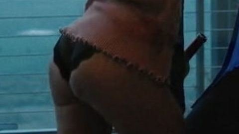 Hottest Barret Swatek Scene in Yellowstone. Underwear, SFW, balcony. 837272