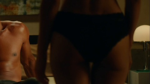 Hottest Nadine Velazquez Scene in The Bounce Back. Underwear, SFW, black panties. 836072