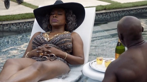 Claws's Sexiest Scenes with Sheryl Lee Ralph. Sexy, black hat, champagne. 836202