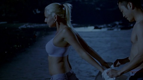 City Without Baseball's Sexiest Scenes with Belinda Reed. Underwear, beach, man/woman. 836550
