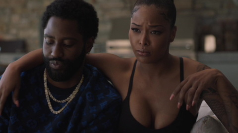 Ballers's Sexiest Scenes with Brittany S. Hall. Sexy, SFW, black sports bra. 883620