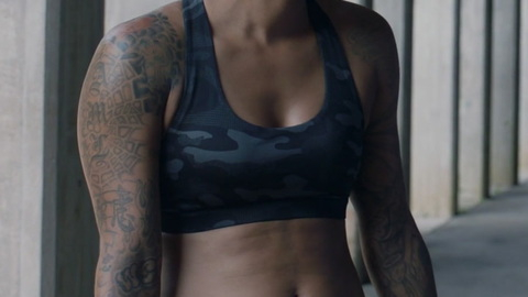 Sexiest AzMarie Livingston Scene in The Purge. Sexy, SFW, Tattoos. 838447