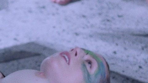 Jennie Silfverhjelm Naked as Libidel. Breasts, face paint, laying on ground. 869919