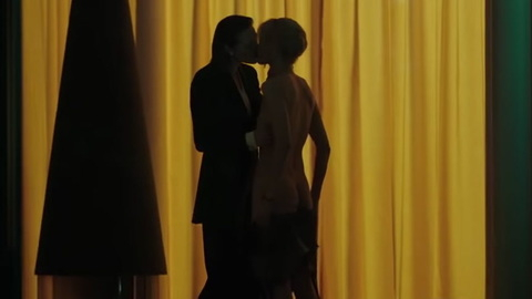 Claire Foy Naked in The Girl in the Spider's Web. Butt, back towards camera, dark. 838909