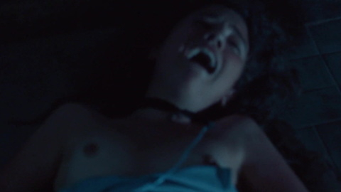 Nudes of Carla from El marginal. Breasts, crying, dark. 839736
