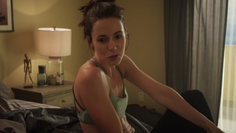 Hottest Stella Baxter Scenes. Sexy, ponytail, sitting on bed. 839943