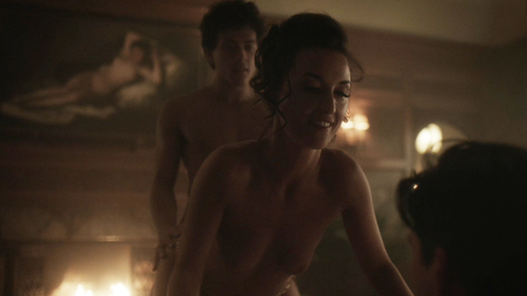 Lauren Maynard Naked in The Man in the High Castle. Breasts, bent over, brunette. 840085
