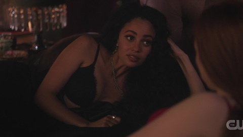 Sexiest Scenes of Toni Topaz from Riverdale. Sexy, Underwear, black bra, cleavage. 979925