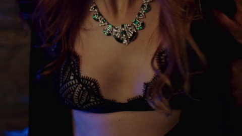 Hottest Maddison Brown Scene in Dynasty. Underwear, SFW, black bra. 841058