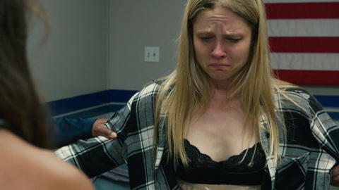 Sexiest Scenes of Ally from NCIS: Los Angeles. Underwear, black bra, crying. 845849
