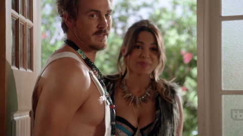 Hottest Nadine Velazquez Scene in The Guest Book. Sexy, Underwear, SFW, cleavage. 846956