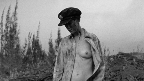Anaël Snoek Nude as Tanguy / Narrator (voice). Breasts, black and white, hat. 853382