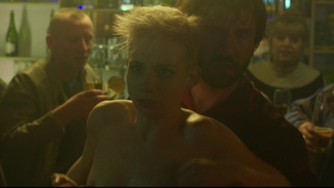 Nudes of Dagmara from Mug. Breasts, bar, blonde. 870858