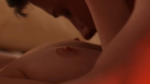 Jae Hitch Naked as Elaina Kimper. Breasts, brunette, couple in bed. 857373