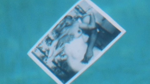 Sonja Henie from Sonja: The White Swan Naked. Breasts, Body Double, black and white photo, floating in water. 916475