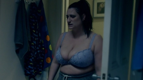Catastrophe's Sexiest Scenes with Lauren Socha. Underwear, SFW, blue bra. 858360