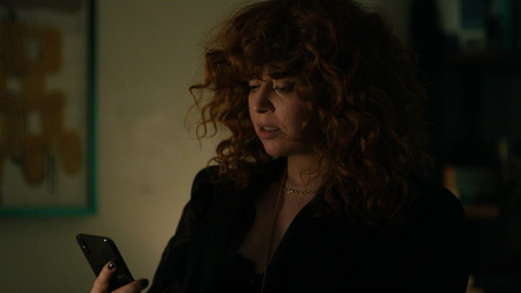 Hottest Nadia Vulvokov Scenes. Sexy, black shirt, cleavage. 858459