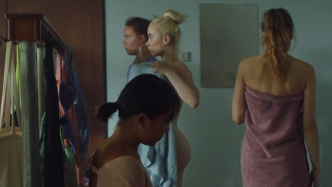 Nudes of Vanessa from Battle. Butt, Locker Room, getting dressed. 858966