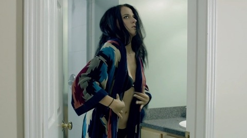 Fighting the Sky's Sexiest Scenes with Alison Headrick. Underwear, SFW, black bra. 859110