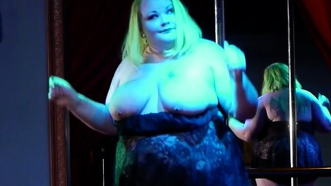 Nudes of D-List Stripper from Nightblade. Breasts, bbw, green hair. 861930