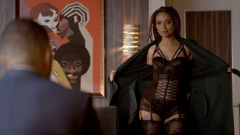 Hottest Teri Scenes. Sexy, Underwear, SFW, black lingerie. 901581