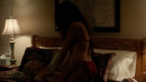 The Mule's Sexiest Scenes with Nicole M. Gomez. Underwear, SFW, red bikini. 864636