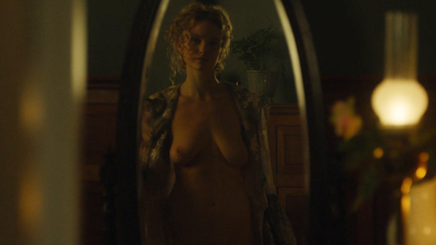Joanna Vanderham Naked as Penelope Blake. Breasts, Merkin, full frontal, mirror. 865089