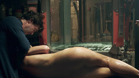 Alice Eve Naked as Mona Foster. Butt, lab, laboratory. 866277