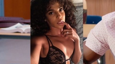 Night School's Sexiest Scenes with Megalyn Echikunwoke. Sexy, SFW, black lingerie. 866346