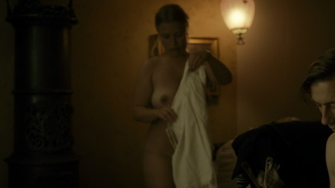Nudes of Lisbeth from A Fortunate Man. Breasts, Sexy, near bush, no panties. 866544