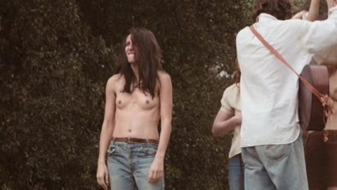 Nudes of Susan Atkins from Charlie Says. Breasts, flat chest, jeans. 869568