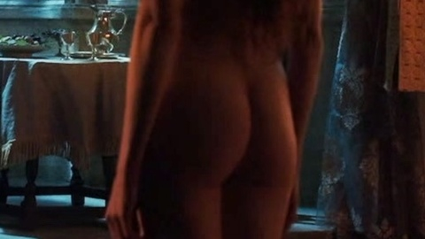Charlotte Hope Nude as Catherine of Aragon. Butt, CMNF, brunette. 925658