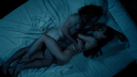 Nudes of Marie-Thérèse from Versailles. Butt, aerial shot, couple in bed. 868404