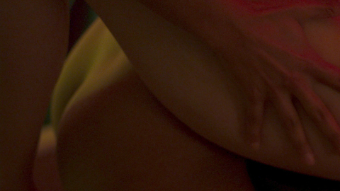 Logan Browning Naked as Lizzie. Butt, Lesbian, close up, interracial. 870303