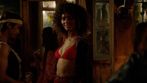 Hottest Heather Scenes. Sexy, afro, bikini top. 880293