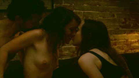 Samantha Soule Naked as Inka Gisladottior. Breasts, Lesbian, FFM, kissing. 871611