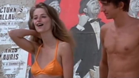 Three's Sexiest Scenes with Charlotte Rampling. Bikini, blonde, outdoor. 871788