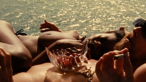 Nudes of Topless Woman #1 from The Beach Bum. Breasts, FFM, nude. 873150