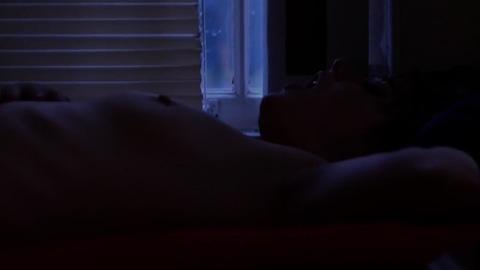 Nudes of Lee from Sandbagger. Breasts, in bed, left breast. 875112