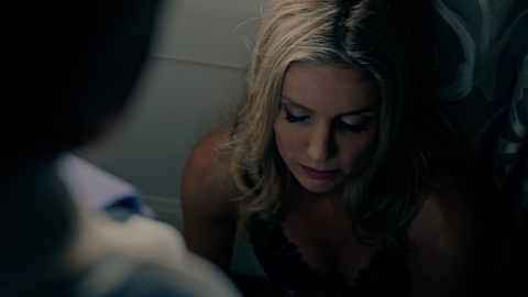 The Loudest Voice's Sexiest Scenes with Annabelle Wallis. Underwear, black bra, blonde. 875754