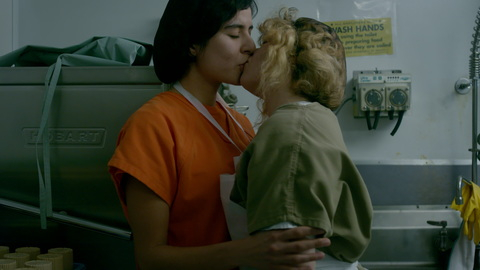 Marie-Lou Nahhas in Orange Is the New Black (2013-2019) Lesbian Hair Net Interracial 875985