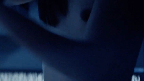 Montana Roesch Naked as "Cherry" Candace Adams. Breasts, SFW, blue lighting. 877167