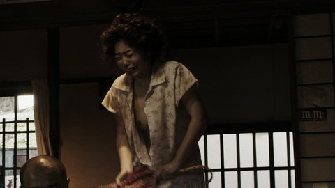 Nudes of Kozue Muranishi (young) from The Naked Director. Breasts, crying, dark nipple. 878010