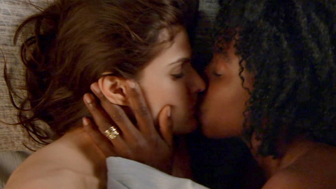 Alexandra Daddario in Why Women Kill (2019) Lesbian Sexy Brunette Hair Up 879315