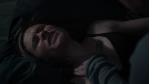 The Affair's Sexiest Scenes with Anna Paquin. Underwear, black bra, choking. 883632