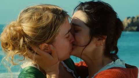 Portrait of a Lady on Fire's Sexiest Scenes with Adèle Haenel. Lesbian, Sexy, blonde, brunette. 902940