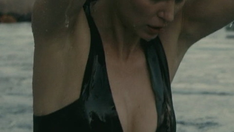 The Whistlers's Sexiest Scenes with Catrinel Marlon. Sexy, adjusting strap, bathing suit. 903780