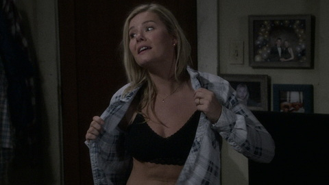 Hottest Abby Scenes. Underwear, black bra, flannel shirt. 881949